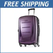 Lightweight 20-Inch Spinner Luggage with TSA Lock - Purple Travel Essentials