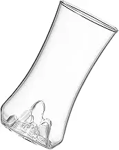 MAGICLULU 1Pc Transparent Glass Juice Cup Heat Resistant Drinkware for Tea Juice Stylish Household Glassware Elegant Design for Everyday Use for Home Entertaining