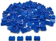 Lego 100 New Blue Brackets 1 x 2 1 x 2 Parts