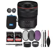 Canon RF 14-35mm f/4 L IS USM Lens Set with 3 Lenses, 2 x 32GB Card +