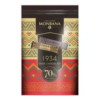 在飛比找樂天市場購物網優惠-Monbana 1934 70%迦納黑巧克力條 640公克
