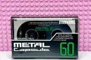 MAXELL METAL CAPSULE 60 1990 JAPAN TYPE IV BLANK CASSETTE TAPE (1) (SEALED)