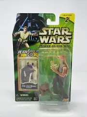Star Wars Power of the Jedi Jar Jar Binks Action Figure 2000 Hasbro #84455