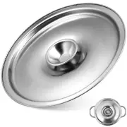Stainless Steel Practical Small Saucepan Lid Pot Cover