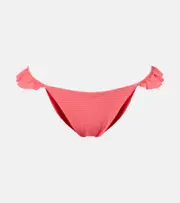 [Marysia] Marysia Seraphine ruffled bikini bottoms AU 12 red