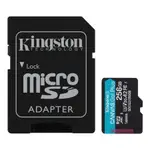 新風尚潮流 【SDCG3/256GB】 金士頓 256GB MICRO SDXC U3 A2 記憶卡 每秒讀170MB