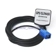 Mini GPS Active Antenna Fakra C female Blue for Glonass/Russian GLONASS 2M/3M/5M