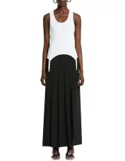 [Sass & Bide] Garter Rib Tank in White