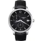 TISSOT 天梭 官方授權 Tradition系列 GMT兩地時間時尚錶(T0636391605700)42mm