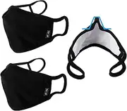 WITHMOONS 3PCS Cotton Cover Multi Layers Dustproof Nose Bridge Strip Reusable Washable EU0304
