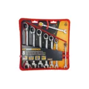 GearWrench 8pce Reversible Combination Ratcheting Wrench Set