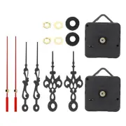 2Set Quartz Clock Movement Mechanism 1/2" Shaft for 2-3mm Clock Dial Thick