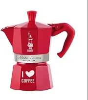 BIALETTI Mocha Express ILC 3 Cup Black Open Fire (Coffee Maker, Espresso Maker, Makinetta)
