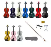 Merano 1/8 Violin,Case,Bow,Bridge,Rosin+Stand+Shoulder Rest ~ Beginner, Student