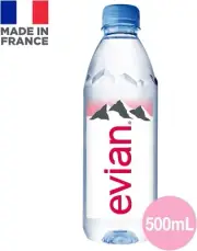 Evian Natural Mineral Water 24 x 500ml-Au