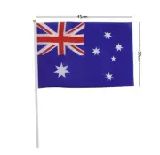 Australian Aussie Flag Wavers 30 x 45cm (Pk 2)