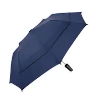 在飛比找蝦皮購物優惠-嘉雲製傘JIAYUN 21吋抗風折疊傘(二折傘) 深藍