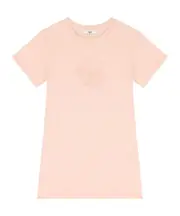 Chloé Kids Logo Embroidered T-Shirt Dress 14Y,12Y pink