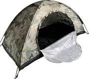 Camouflage Tent 79x39x39 Portable Lightweight Ventilated Waterproof One Man Beach Tent Outdoor for Hiking Camping