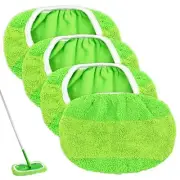 Reusable Dry Sweeping Cloths Microfiber Wet Mop Pads for Swiffer 4 Pack