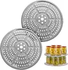 2 Pack Canning Rack for Pressure Cooker Stainless Steel Compatible with Presto