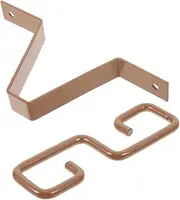 Rain Chain Fitting Hook Gutter Rain Chain Adapter Metal -Shaped Flap Solar Light Hooks