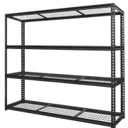 Pinnacle 2090 x 1820 x 540mm 4 Tier Black Shelving Unit