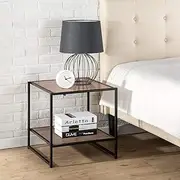 Zinus Modern Studio Collection Set of Two Bedside Table | Night Stands Furniture | Side Table