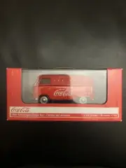 1962 Volkswagen Coca Cola Cargo Van Red 1/43 Diecast Model by Motorcity Classics