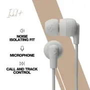 Skullcandy Ink'd+ Plus Wired Earbuds Earphones with Mic 3.5mm White NEW!