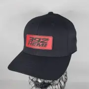 New 392 Hemi Hat V1 Flexfit 110 Pro Performance cap Leatherette Hat Patch Mopar
