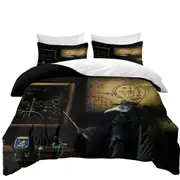 Scary Dark Art The Alchemists Plague Quilt Cover