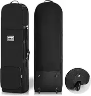 zolyet Golf Travel Bag with Wheels Whee Golf Travel Cover Bag Shoulder Bag