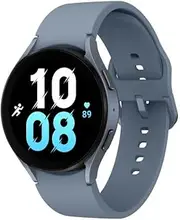 [Samsung] Galaxy Watch 5 44mm Bluetooth Smartwatch w/Body, Health, Fitness and Sleep Tracker, Improved Battery, Sapphire Crystal Glass, Enhanced GPS Tracking, US Version, Blue