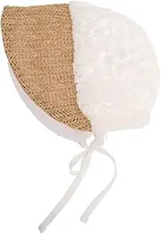 [TOVINANNA] Hat Sun Hat Girl Bonnet Bonnet for Handmade Beanie Beach Cap for Cap Acrylic