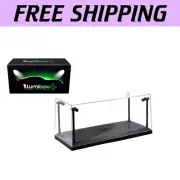 USB Powered Rectangular Display Case with Black Base for Die Cast Collectibles