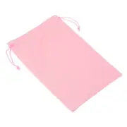 Ski Goggle Bag, Microfiber Snow Goggles Case Drawstring Pouch Pink