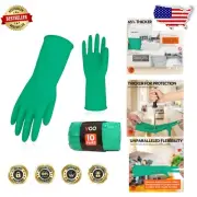 Multi-Purpose Extra Thick Rubber Gloves - 10 Pairs XL for Kitchen and Garden