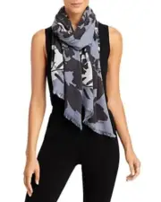 MSRP $49 Echo Shadow Floral Wrap Navy Size OSFA