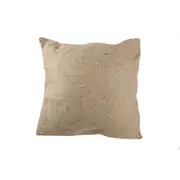 Maine & Crawford Idania 50x50cm Hessian Fringed Cotton Cushion Pillow Mustard