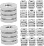 GAXIRE 20pcs Circuit Board Stability Pad Shock Absorbing Silicone Cushion for Hard Drive Vibration Dampening Four Design for Electronics Protection and Impact Resistance