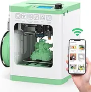 Entina Mini 3D Printer Tina2S, Fully Assembled Auto Leveling with WiFi Cloud FDM 3D Printer for Beginners,Detachable PEI Spring Steel Platform Applicable to PLA/PLA Pro/TPU/Wood