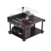 Table Saw Mini Desktop Saw Cutter with Saw Blade Grinding Wheel 80W 24V