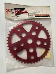 ODYSSEY CHAIN WHEEL SPROCKET 46T BMX RED Z915 NOS OLD SCHOOL