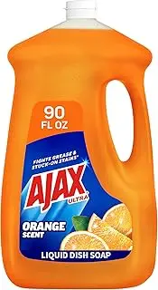 [Ajax] Ultra Triple Action Liquid Dish Soap, Orange, 90 Fluid Ounce