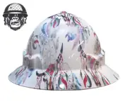 Custom Hydrographic Safety Hard Hat AZTEC PRO CHOICE WIDE BRIM