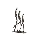 Decorative Figure Dkd Home Decor 23 x 8.5 x 39 Cm Copper Family