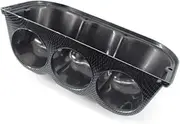 Dash 3 Hole Triple Gauge Meter Mount Holder Pod 52mm Carbon Pattern