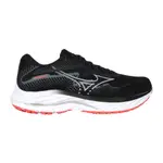 MIZUNO WAVE RIDER 27 SW 女慢跑鞋-4E( 寬楦「J1GD230672」 黑灰紅