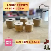 Braided Nylon Cord Beading Knotting DIY 1.5mm & 1mm 100 Yards EACH